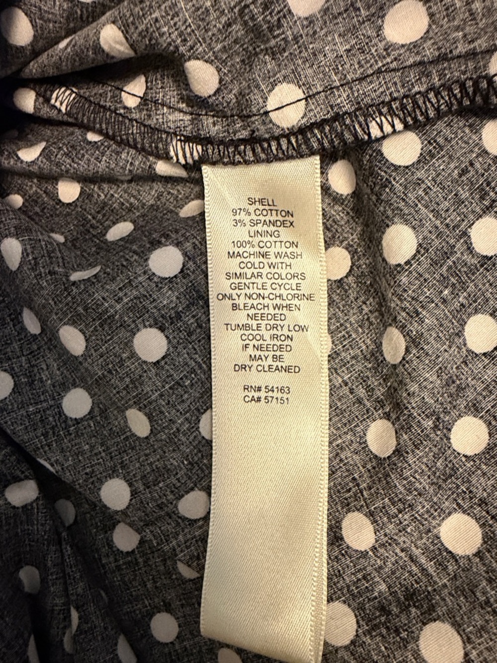Eliza J Black Size 4 Sleeveless Black & White Polka Dot Collared Midi Dress - Picture 4 of 8
